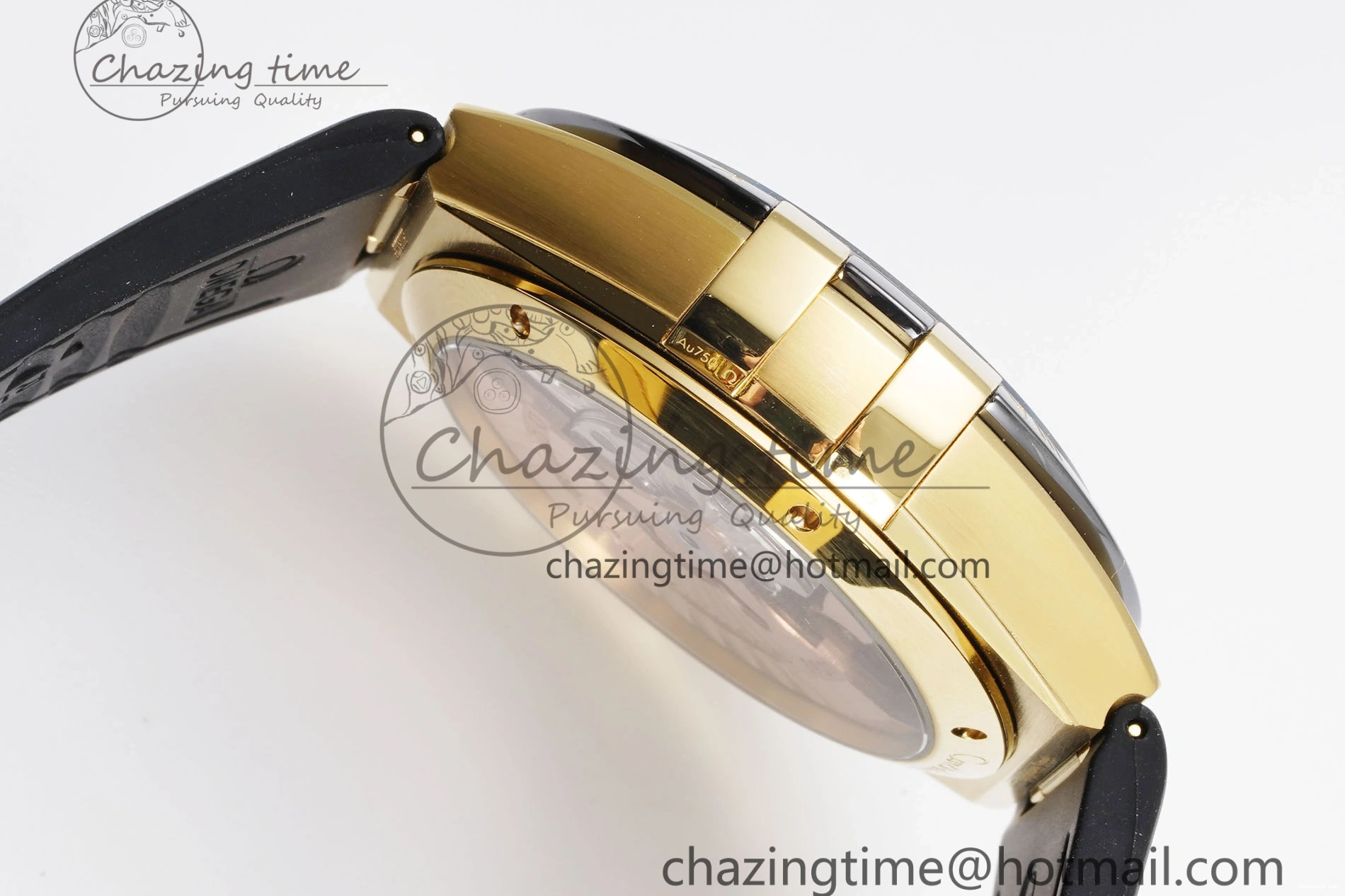 0425 UrbanStyle Constellation Black Ceramic YG VSF 1:1 Best Edition Black Dial on Black Gummy Strap A8900 Super Clone 7764